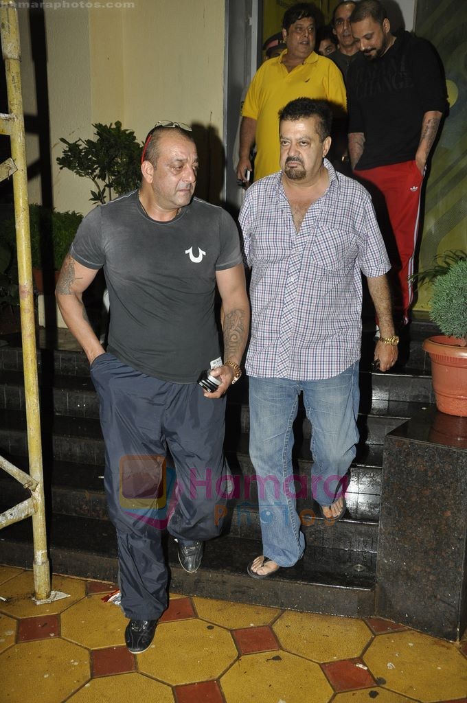Sanjay Dutt at Singham Screening in Pixion, Bandra, Mumbai on 19th July 2011