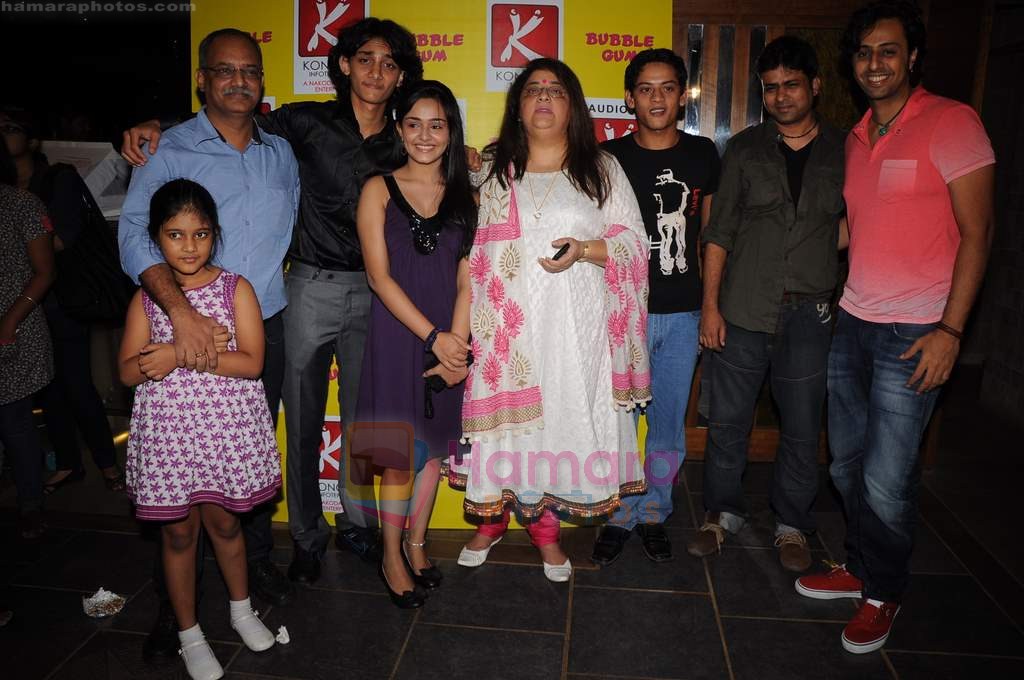Apurva Arora, Sohail Lakhani, Salim Merchant at the audio release of the film Bubble Gum on 20th July 2011