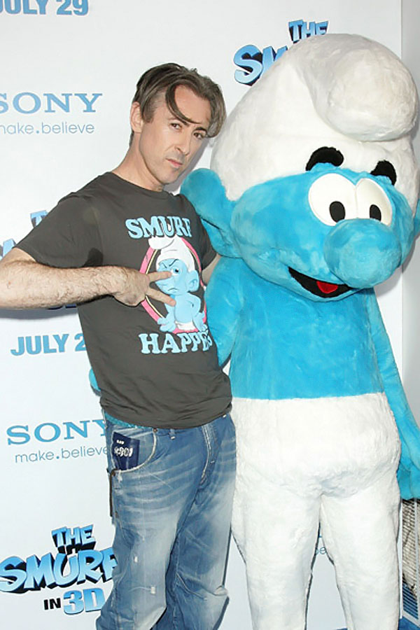 Alan Cumming attends the world premiere of the movie The Smurfs at the Ziegfeld Theatre on 24th July 2011 in New York City, NY, USA