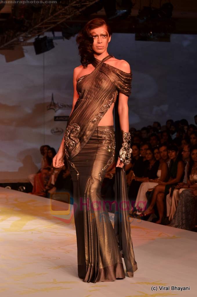 Model walk the ramp for Gaurav Gupta Show at Synergy 1 Delhi Couture Week 2011 in Taj Palace, Delhi on 25th July 2011