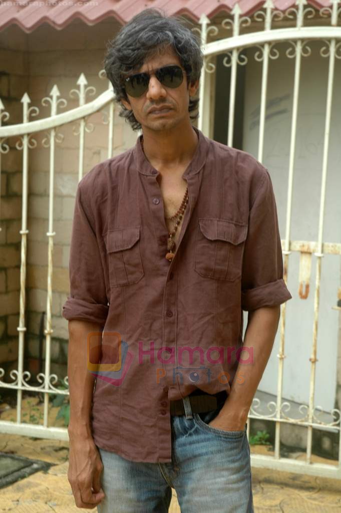 Vijay Raaz on location of Daal Mein Kuch Kaala Hain in Mumbai on 27th July 2011