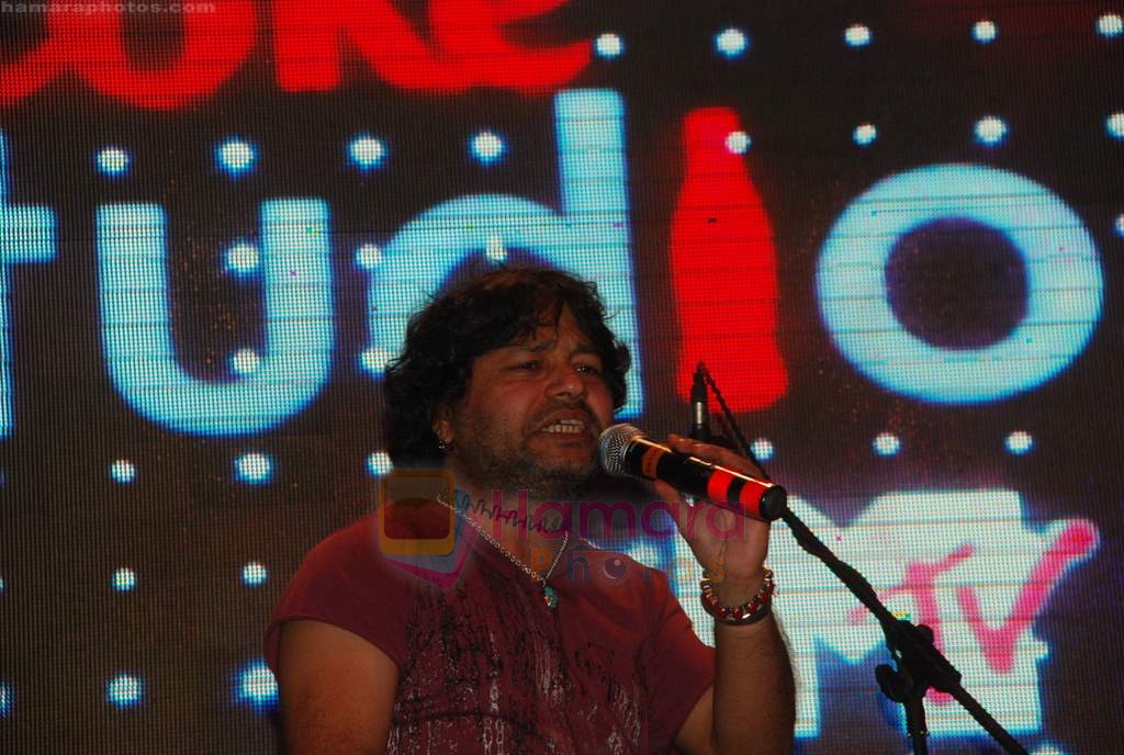 Kailash Kher performs live for Coke Studio in Hard Rock Cafe, Mumbai on 29th July 2011