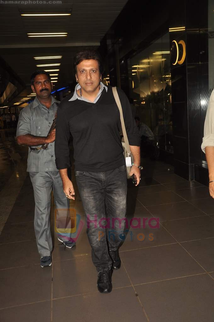 Govinda snapped in Mumbai Airport on 29th July 2011
