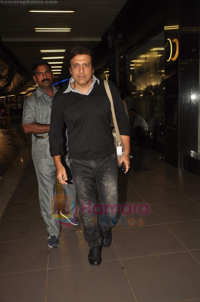 Govinda snapped in Mumbai Airport on 29th July 2011