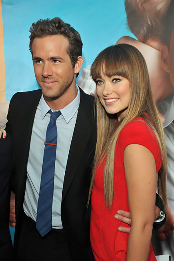 Ryan Reynolds and Olivia Wilde attends the LA premiere of the movie The Change-Up at the  Regency Village Theatre in Westwood, CA, USA on 1st August 2011