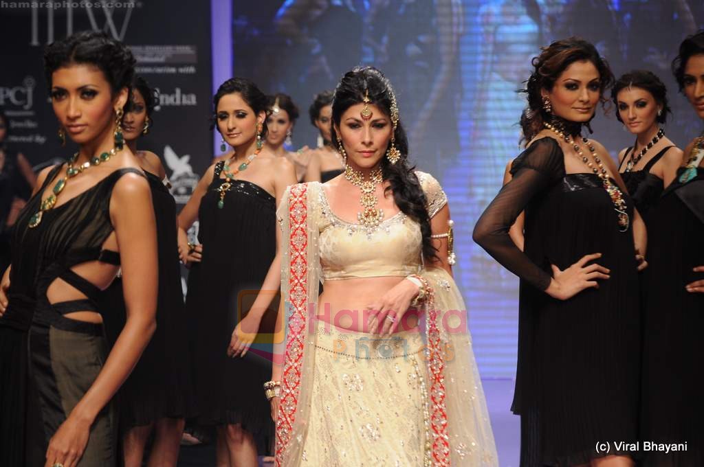 Feroze Gujral walks the ramp for Alpana Gujral show at IIJW 2011 Day 4 in Grand Hyatt on 3rd Aug 2011