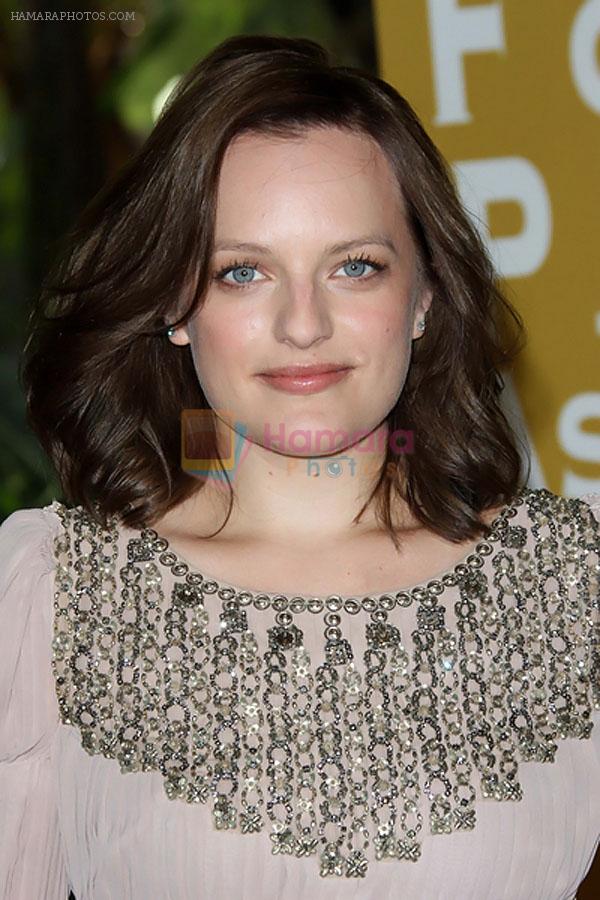 Elisabeth Moss attends the 2011 Hollywood Foreign Press Association Annual Installation Luncheon in Beverly Hills Hotel, CA on 4th August 2011