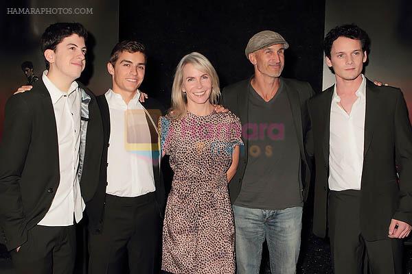 Christopher Mintz-Plasse, Dave Franco, Marti Noxon, Craig Gillespie and Anton Yelchin at the movie Fright Night Los Angeles Special Screening in Arclight Cinemas, Hollywood on 17th August 2011