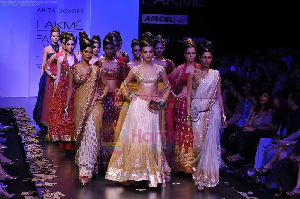 at Anita Dongre Show at Lakme Fashion Week 2011 Day 2 in Grand Hyatt, Mumbai on 18th Aug 2011