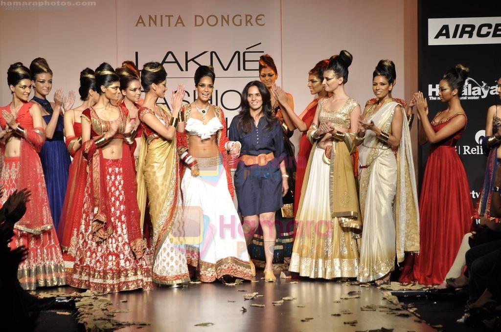 Anita Dongre at Anita Dongre Show at Lakme Fashion Week 2011 Day 2 in Grand Hyatt, Mumbai on 18th Aug 2011