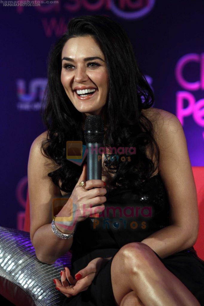 Preity Zinta at the launch of UTV Stars new show in Westin, Mumbai on 20th Aug 2011