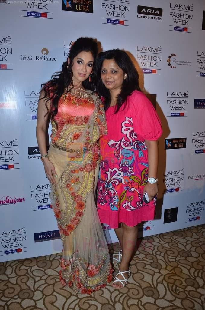 Lucky Morani on Day 5 at Lakme Fashion Week 2011 in Grand Hyatt, Mumbai on 21st Aug 2011