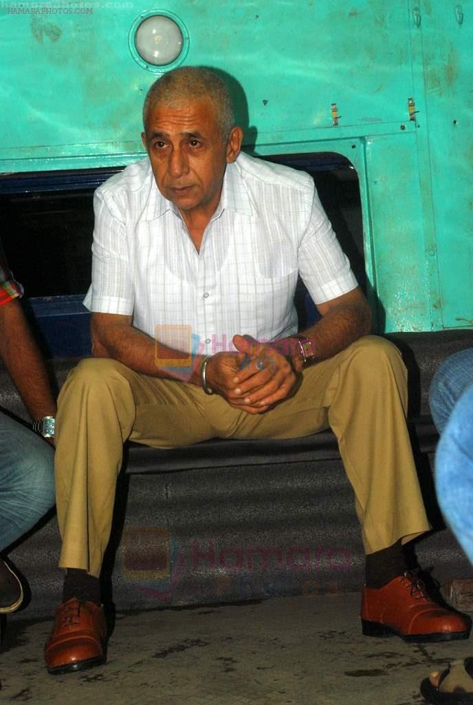 Naseeruddin Shah at Chaalis Chaurasi on location in Mumbai on 23rd Aug 2011