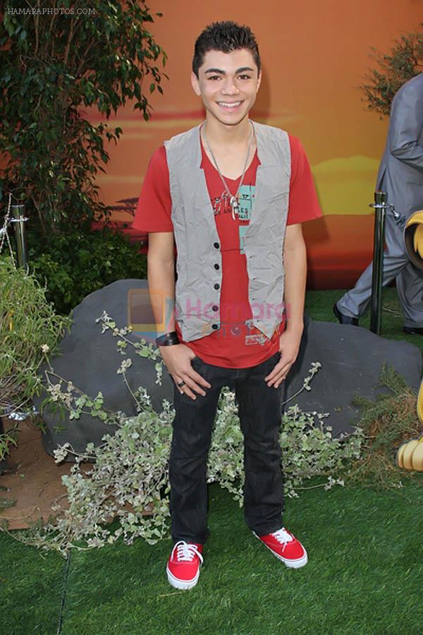 Adam Irigoyen attends the World Premiere of movie The Lion King 3D at the El Capitan Theater on 27th August 2011