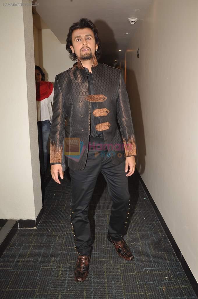 Sonu Nigam on the sets of X Factor in Filmcity, Mumbai on 28th Aug 2011