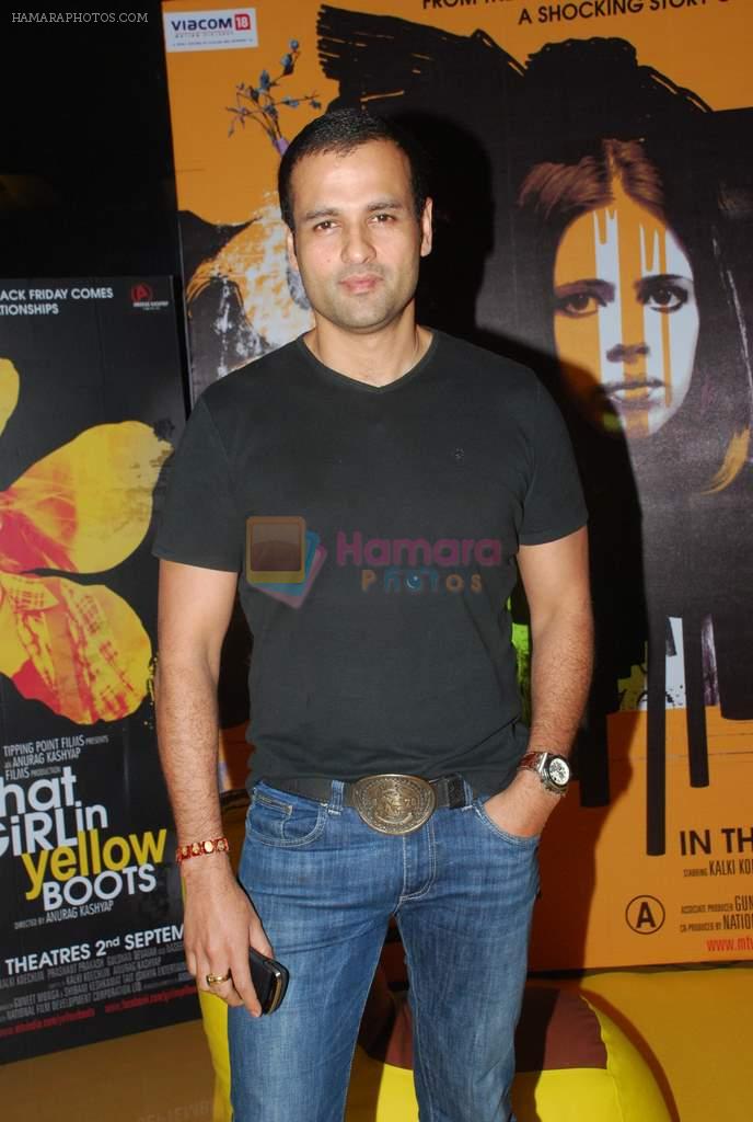 Rohit Roy at The girl in Yellow boots premiere in Cinemax on 29th Aug 2011