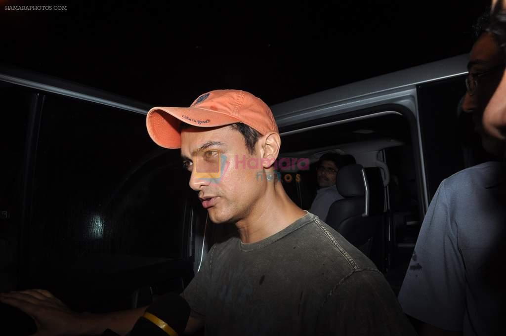 Aamir Khan at special screening of Bodyguard in Pixion, Bandra, Mumbai on 29th Aug 2011
