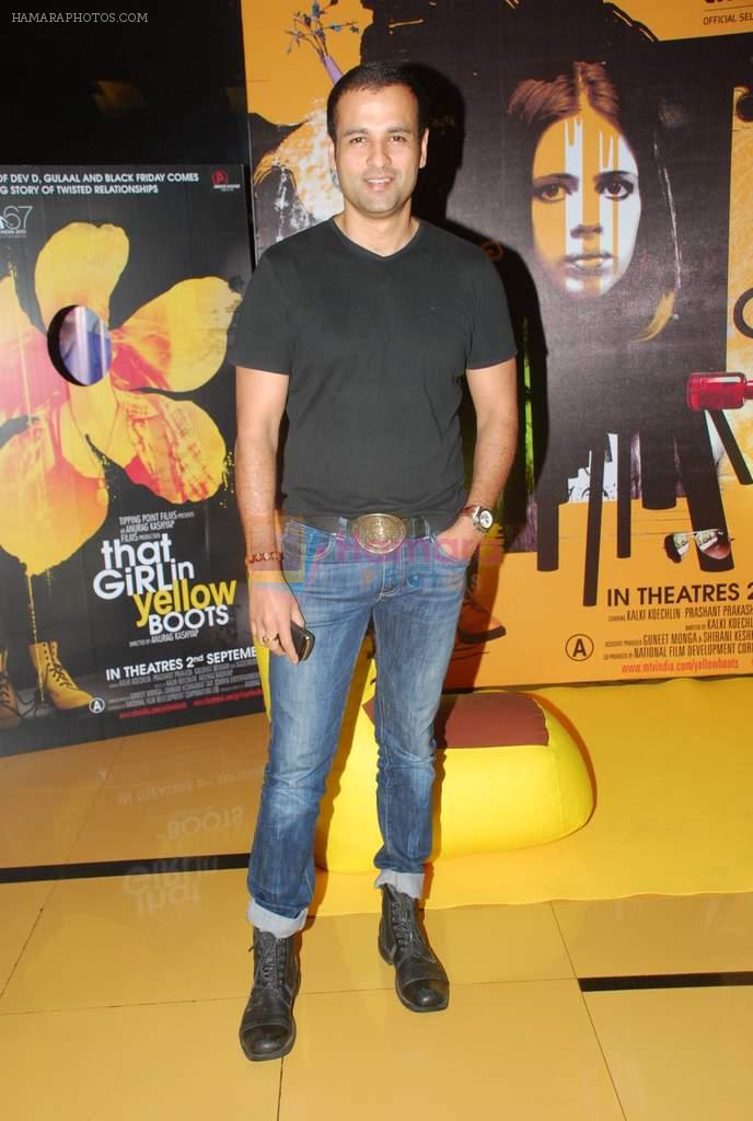 Rohit Roy at The girl in Yellow boots premiere in Cinemax on 29th Aug 2011