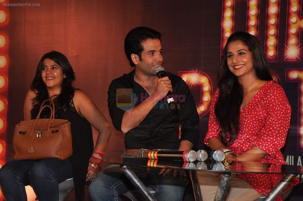 Ekta Kapoor, Tusshar Kapoor, Vidya Balan at Dirty picture film first look in Bandra, Mumbai on 30th Aug 2011