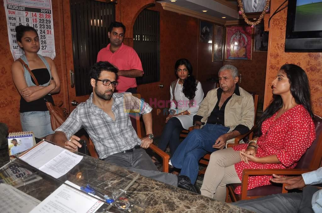 Vidya Balan, Emraan Hashmi, Naseruddin Shah at Dirty picture film first look in Bandra, Mumbai on 30th Aug 2011