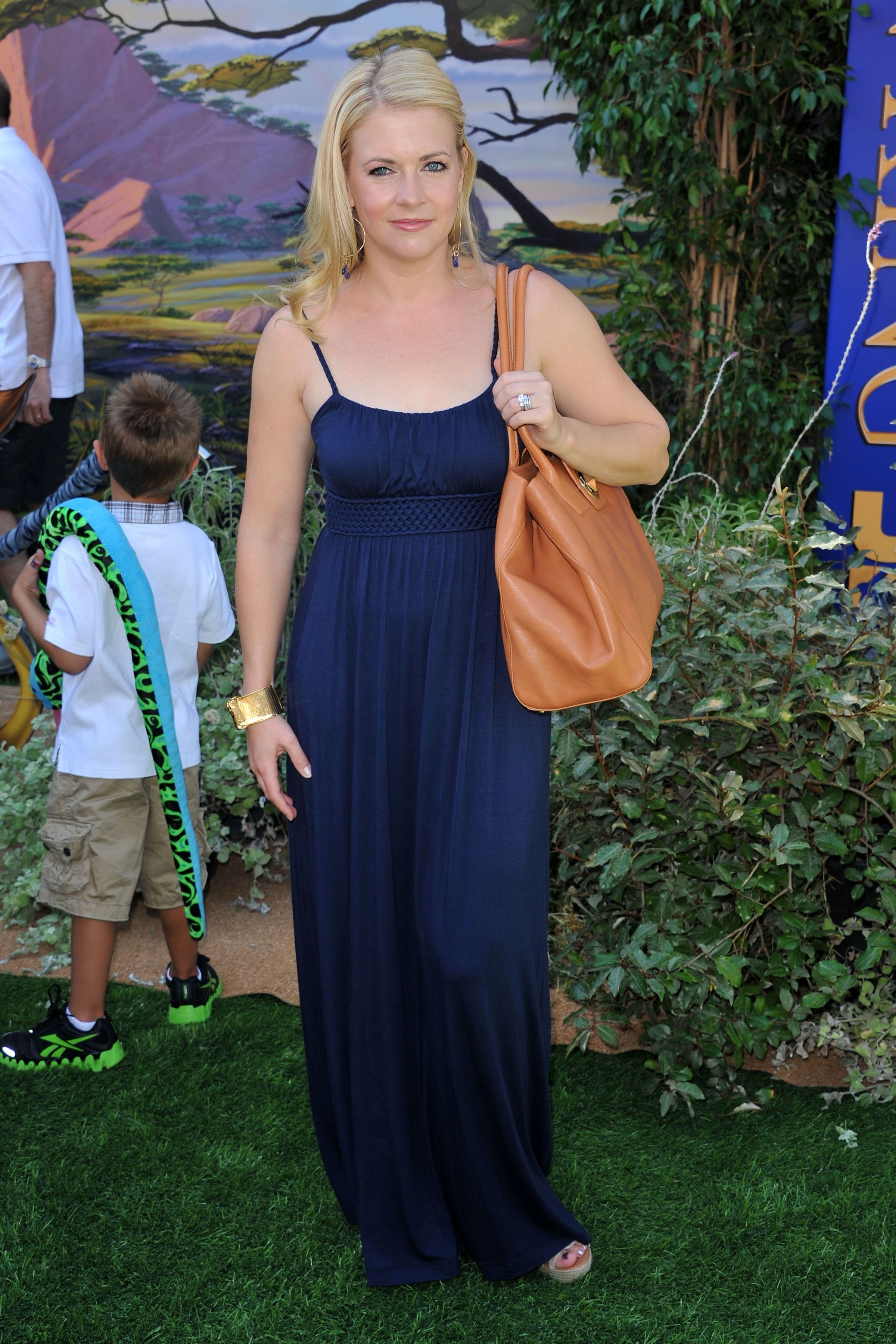 Melissa Joan Hart attends the World Premiere of movie The Lion King 3D at the El Capitan Theater on 27th August 2011