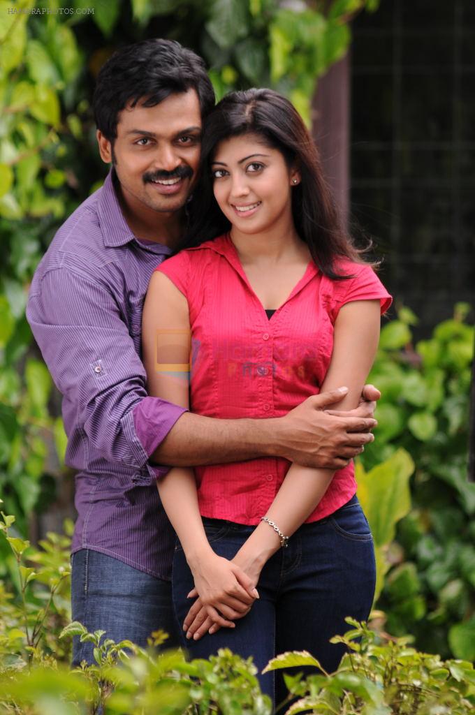 Karthick, Pranitha in Saguni Movie Stills