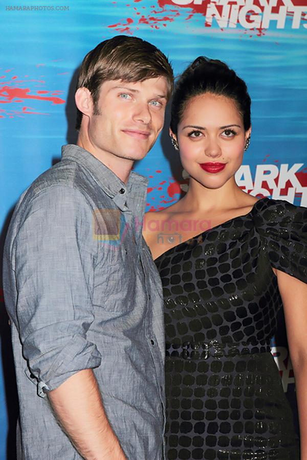 Chris Carmack and Alyssa Diaz attends the Shark Night 3D LA Screening at Universal CityWalk, Hollywood on 1st September 2011