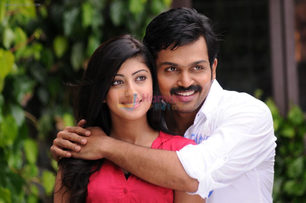 Karthick, Pranitha in Saguni Movie Stills