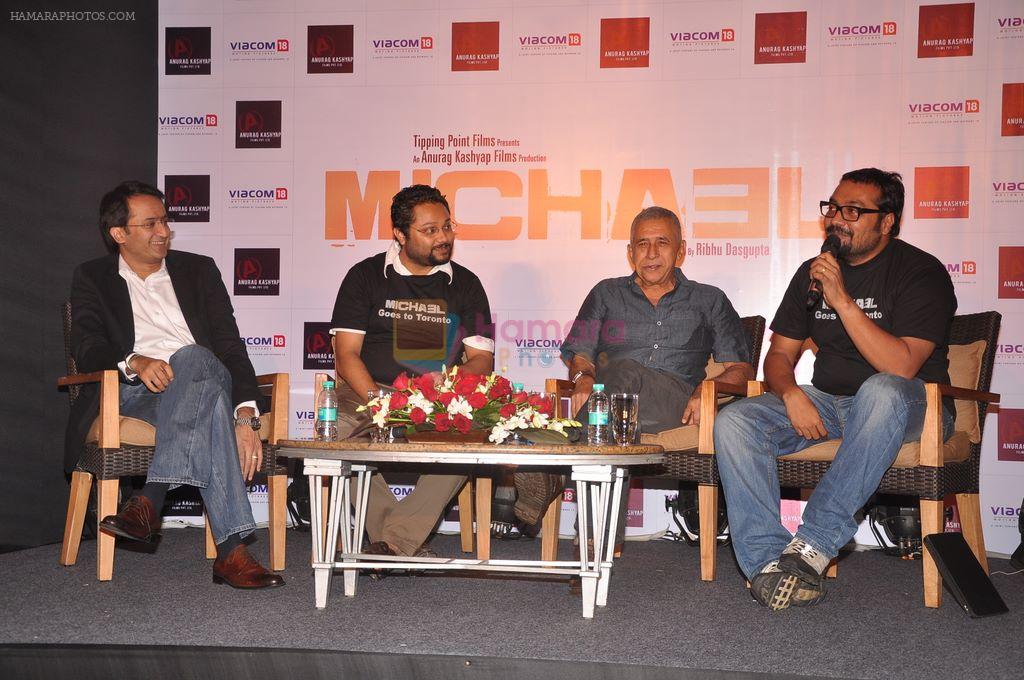 Naseruddin Shah, Anurag Kashyap grace the Michael movie first look launch in Mumbai on 2nd Sept 2011
