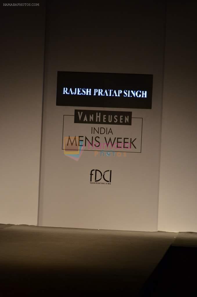 Model walk the ramp for Rajesh Pratap Singh at Van Heusen India Mens Week Day 2 on 3rd Sept 2011
