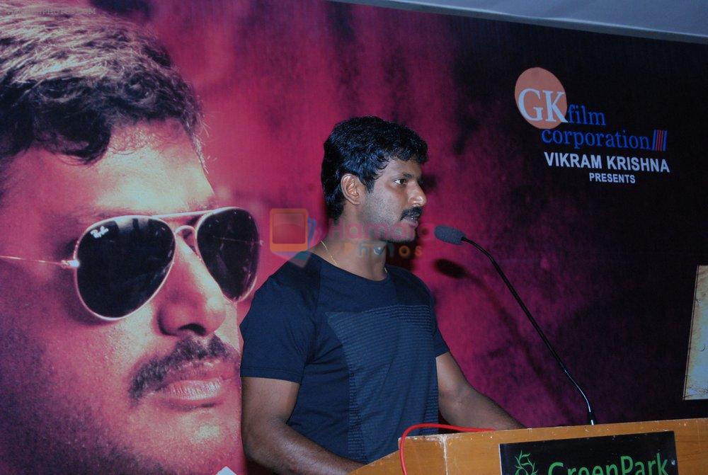 Vishal attends Vedi Movie Press Meet on 3rd September 2011