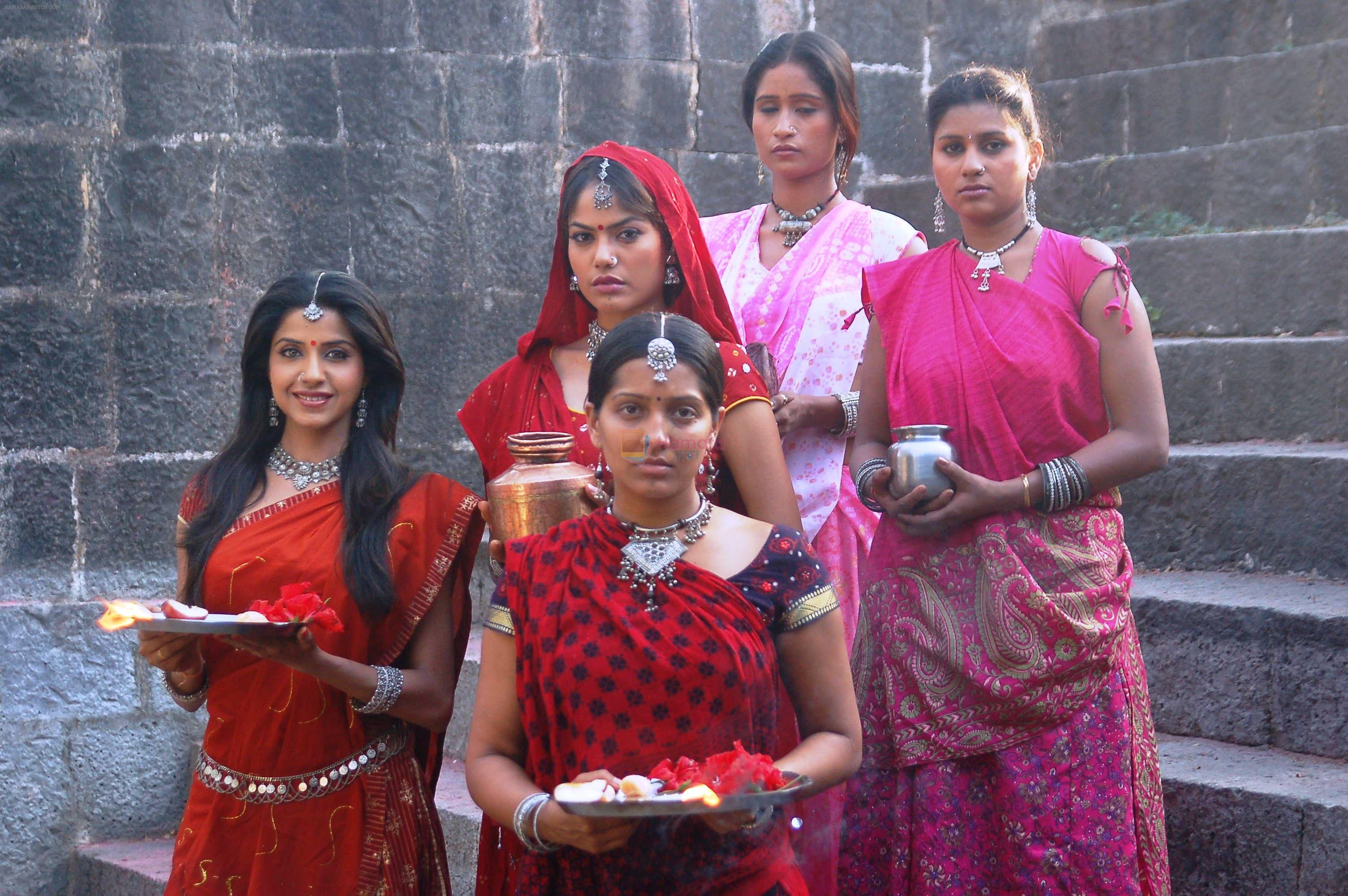 Saadhika Randhawa, Ritisha Vijayvargiya, Meghna Naidu in Rivaaz Movie Stills
