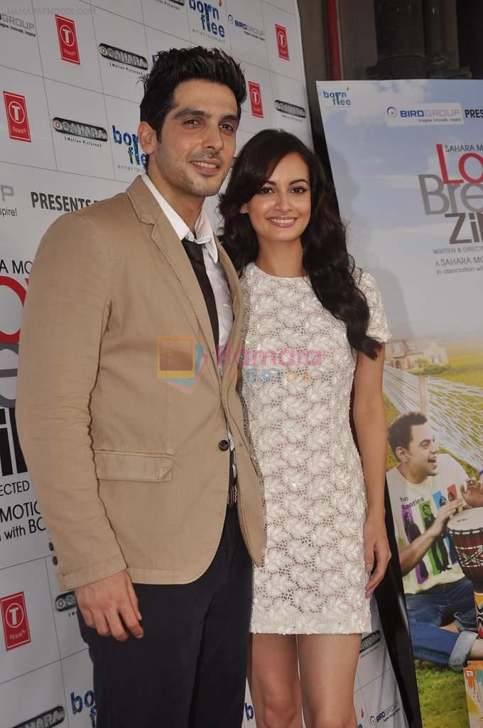 Zayed Khan, Dia Mirza at the Audio release of Love Breakups Zindagi in Blue Frog on 8th Sept 2011