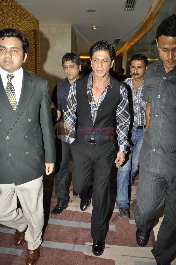 Shahrukh Khan is the brand ambassador for Nokia Champions League T20 in Trident, BKC, Mumbai on 9th Sept 2011
