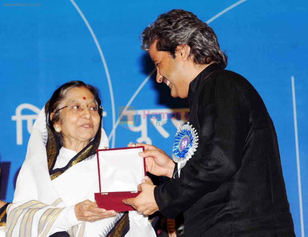 Pratibha Devisingh Patil at 58th National Film Awards on 9th Sept 2011