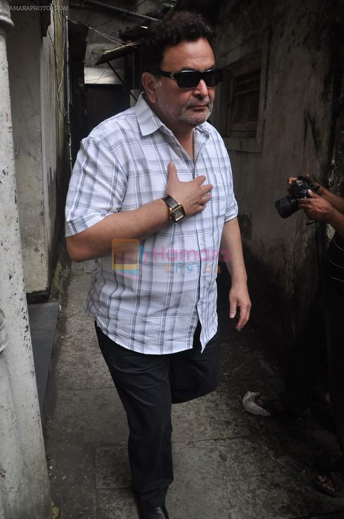 Rishi Kapoor at the farewell to photogrpaher Gautam Rajadhyaksha in Mumbai on 13th Sept 2011