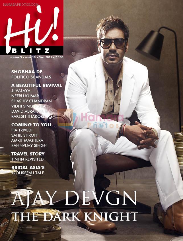 Ajay Devgan's Trailblazing cover shoot for Hiblitz Magazine on 13th Sept 2011