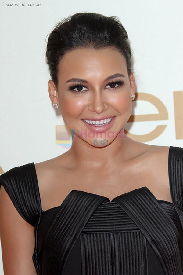 Naya Rivera attends the 63rd Annual Primetime Emmy Awards in Nokia Theatre L.A. Live on 18th September 2011