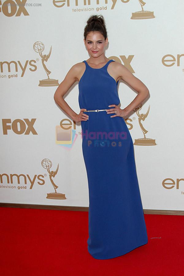 Katie Holmes attends the 63rd Annual Primetime Emmy Awards in Nokia Theatre L.A. Live on 18th September 2011