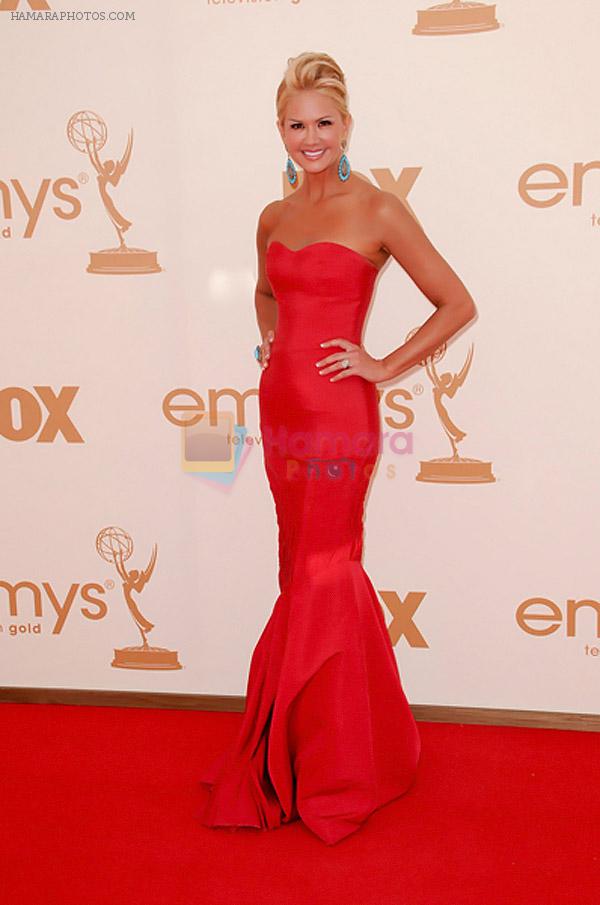 Nancy O_Dell attends the 63rd Annual Primetime Emmy Awards in Nokia Theatre L.A. Live on 18th September 2011