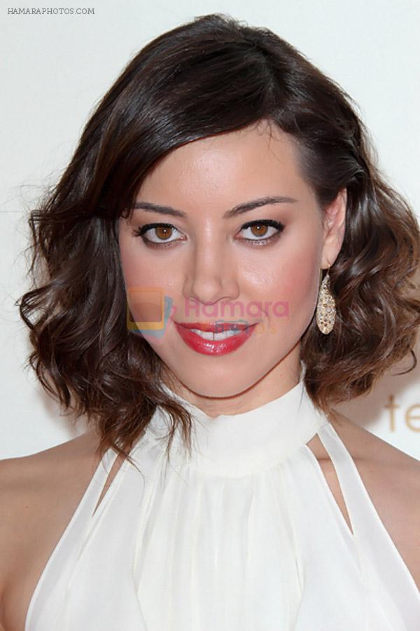 Aubrey Plaza attends the 63rd Annual Primetime Emmy Awards in Nokia Theatre L.A. Live on 18th September 2011