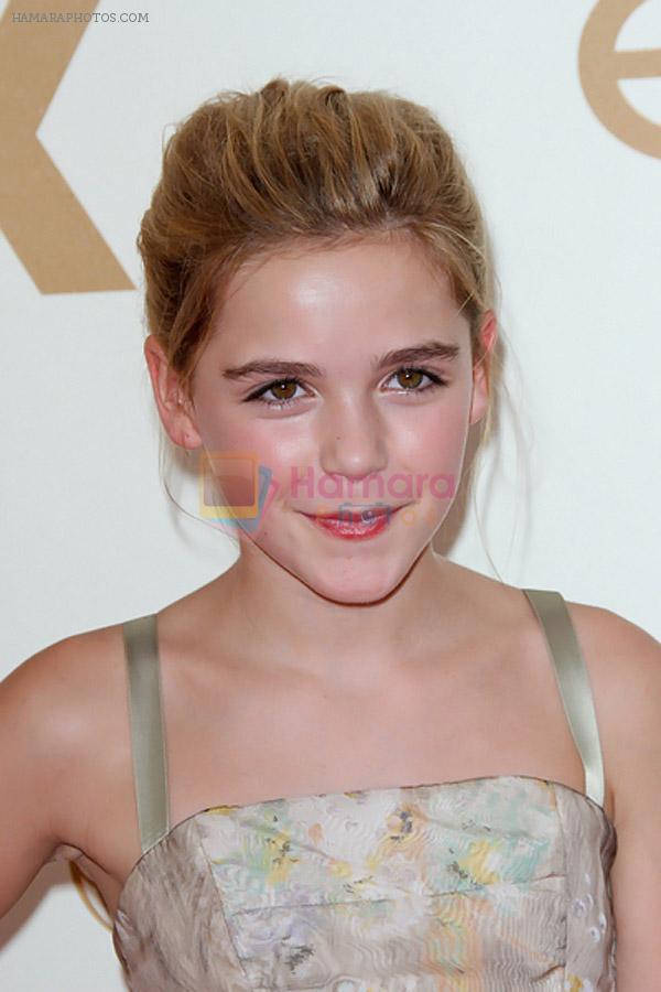 Kiernan Shipka attends the 63rd Annual Primetime Emmy Awards in Nokia Theatre L.A. Live on 18th September 2011