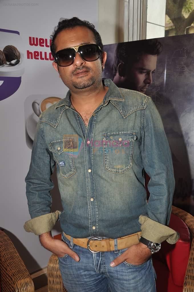 Prashant Chadha promote Aazaan at Cafe Coffee Day in Parel on 21st Sept 2011