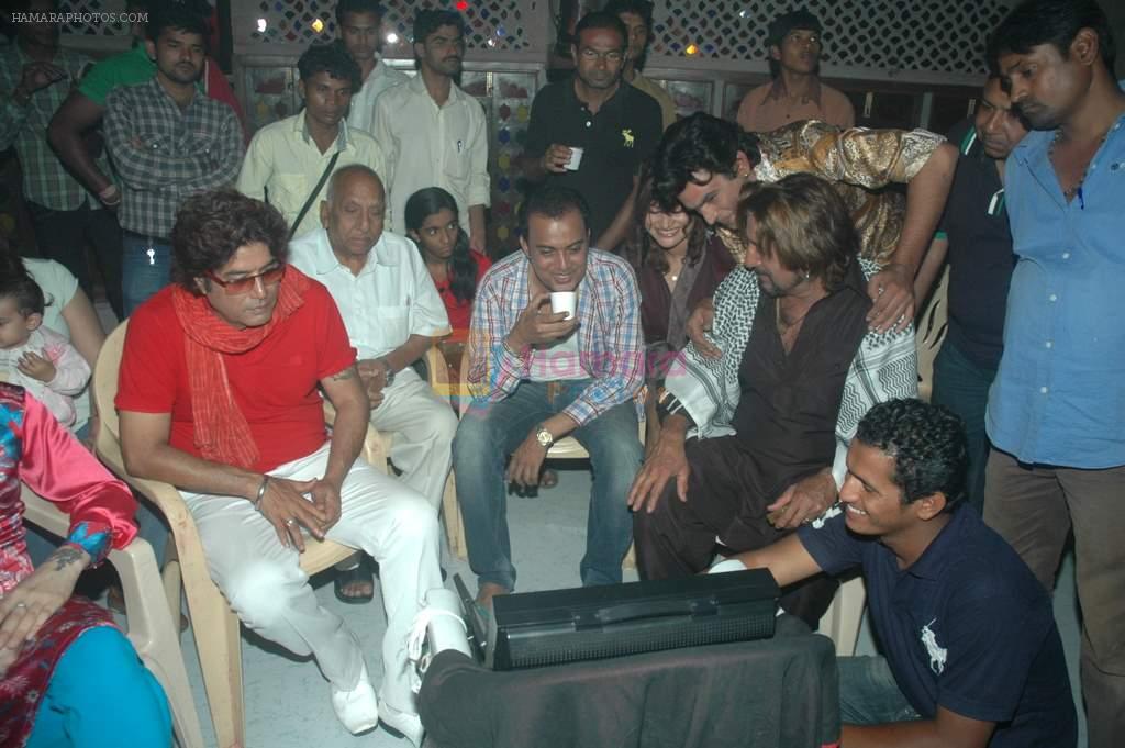 Shakti Kapoor on location of Daal Mein Kuch Kaal Hain film in Pune on 24th Sept 2011