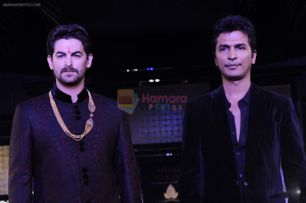 Neil Mukesh walk the ramp for vikram phadnis Show at Amby Valley India Bridal Week day 1 on 24th Sept 2011