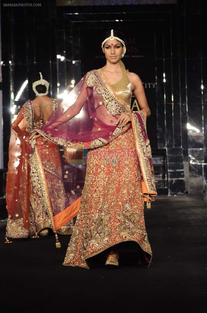 Model walk the ramp for vikram phadnis Show at Amby Valley India Bridal Week day 1 on 24th Sept 2011