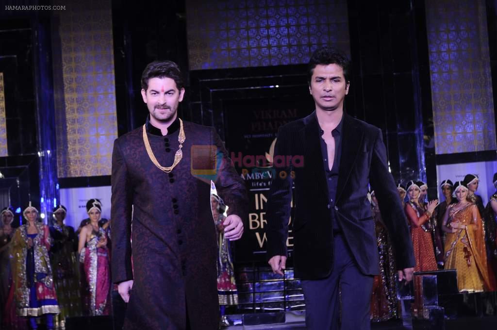 Neil Mukesh walk the ramp for vikram phadnis Show at Amby Valley India Bridal Week day 1 on 24th Sept 2011