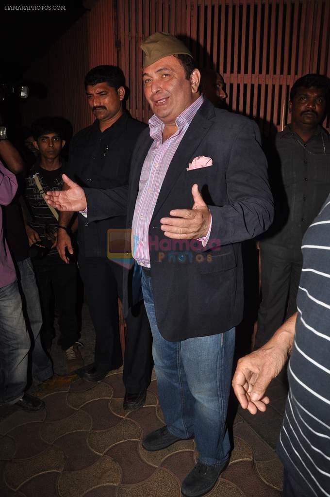 Rishi Kapoor at Ranbir Kapoor's bday and Rockstar bash in Aurus on 27th Sept 2011