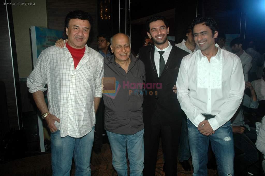 Anu Malik, Mahesh Bhat, Chirag Paswan., Anuj Saxena at the audio release of the film Miley Naa Miley Hum in Novotel on 28th Sept 2011
