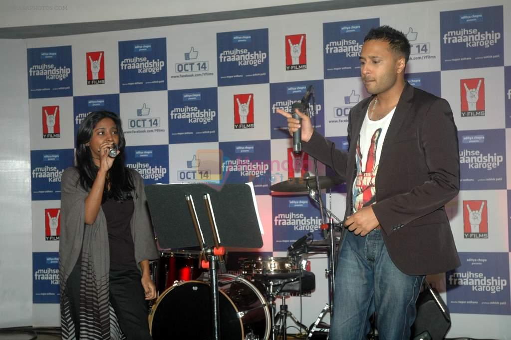 Shilpa Rao at Yashraj Films Mujhse Fraandship Karoge music showcase in Yashraj Studios on 28th Sept 2011